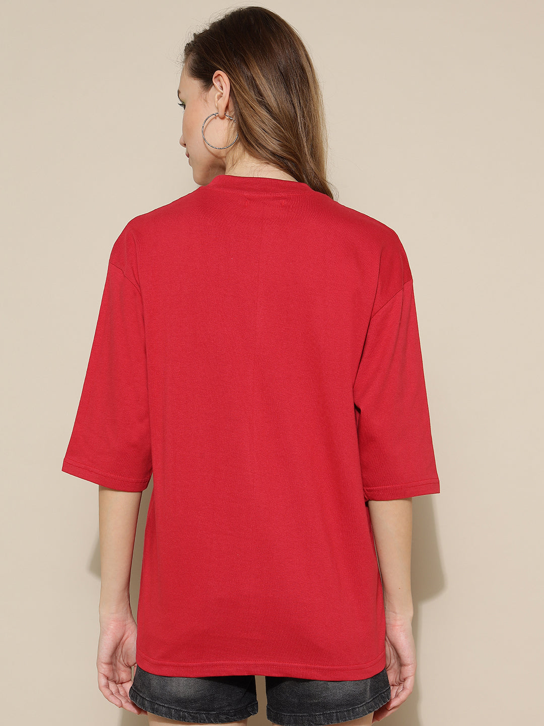 Plain red clearance tee