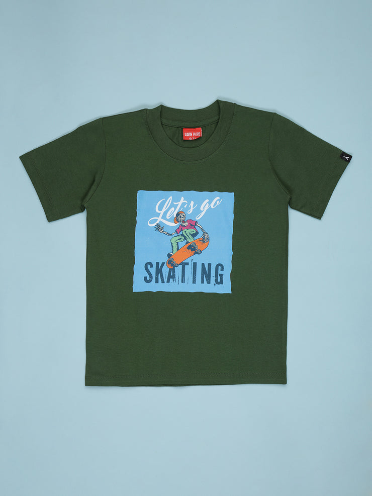 Let's Go Skating T-shirts for Boys & Girls