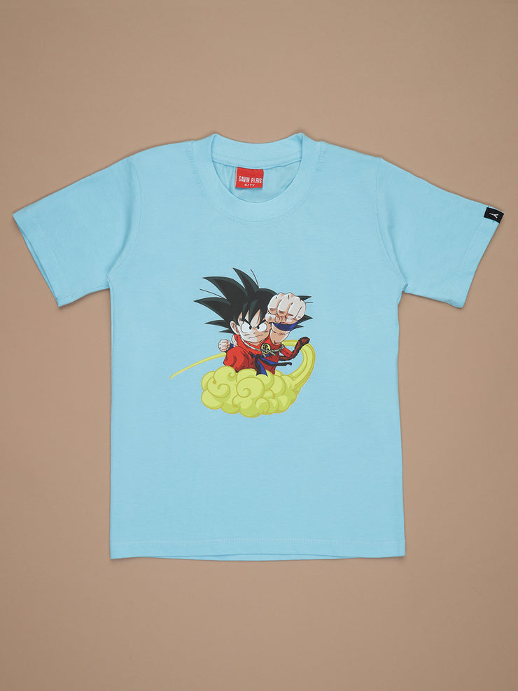 Punching Goku T-shirts for Boys & Girls