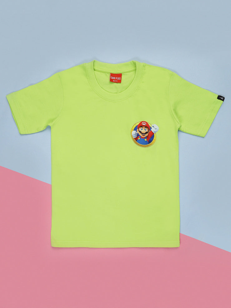 Pocket Mario T-shirts for Boys & Girls