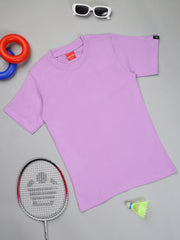 Lavender Plain T-shirts for Boys & Girls