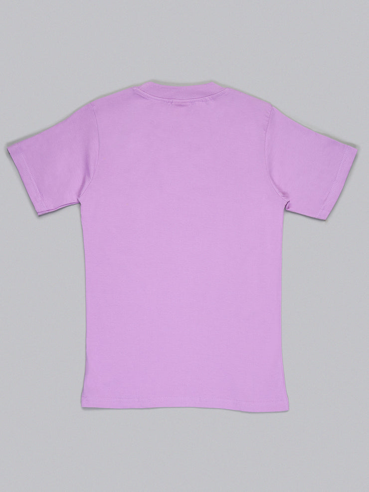 Lavender Plain T-shirts for Boys & Girls