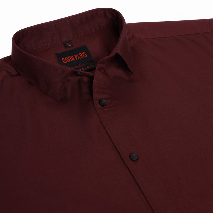 Half Sleeve Shirt- Classic Maroon (GP291)