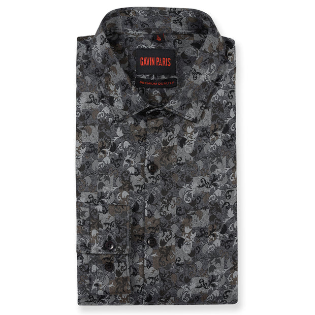 Full Sleeve Camouflage Print Shirt (GP150)