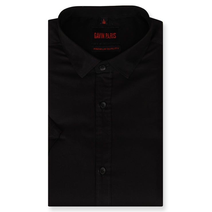 Half Sleeve Shirt- Classic Black (GP290)