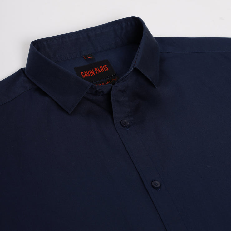 Half Sleeve Shirt- Classic Navy Blue (GP289)