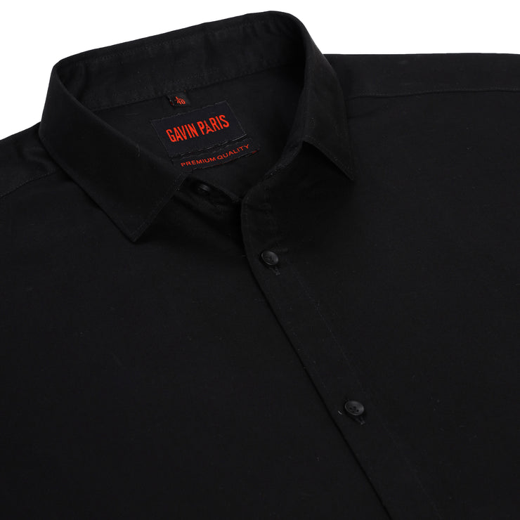 Half Sleeve Shirt- Classic Black (GP290)