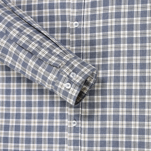 Blue and White Checkered Full Sleeve Shirt (GP141)