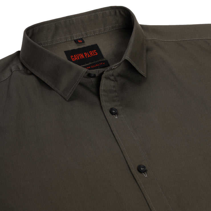 Half Sleeve Shirt- Olive Green (GP288)