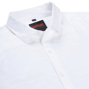 White Full Sleeve Shirt with Textured Stripes (GP269)