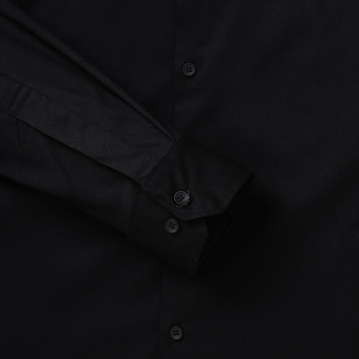 Black Solid  Full Sleeve Shirt (GP062)
