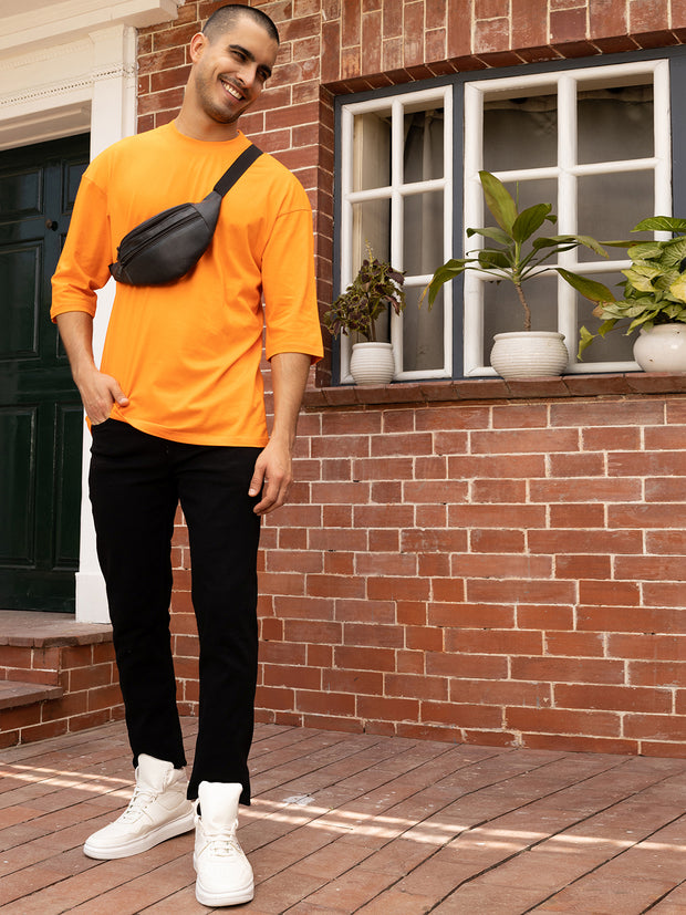 Freekick Oversized Neon Orange Oversized Tee