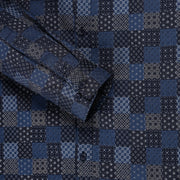 Navy Blue Checkered Full Sleeve Shirt (GP200)