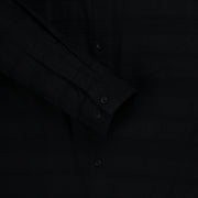 Black Full Sleeve Shirt with Textured Stripes (GP266)