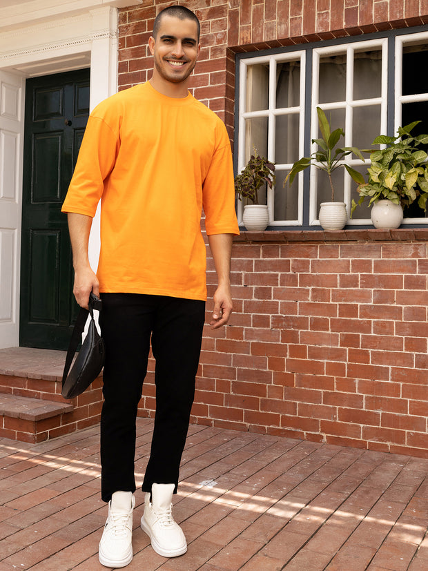 Freekick Oversized Neon Orange Oversized Tee