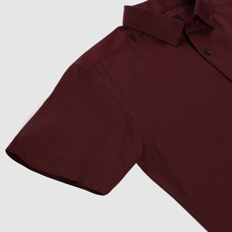 Half Sleeve Shirt- Classic Maroon (GP291)