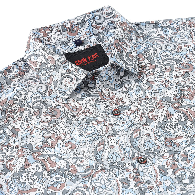 Floral Paisley Full-Sleeve Shirt (GP094)