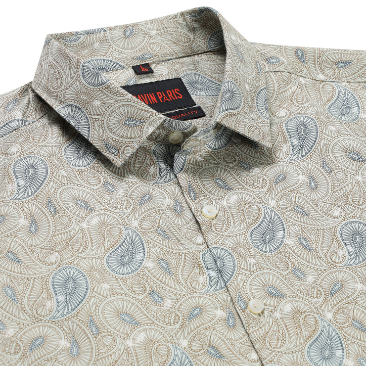 Full Sleeve Paisley Printed Shirt (GP153)