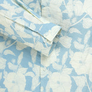 Floral Print Full Sleeve Shirt - Sky Blue and Cream (GP232)