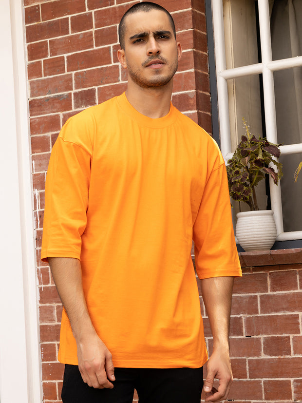 Freekick Oversized Neon Orange Oversized Tee