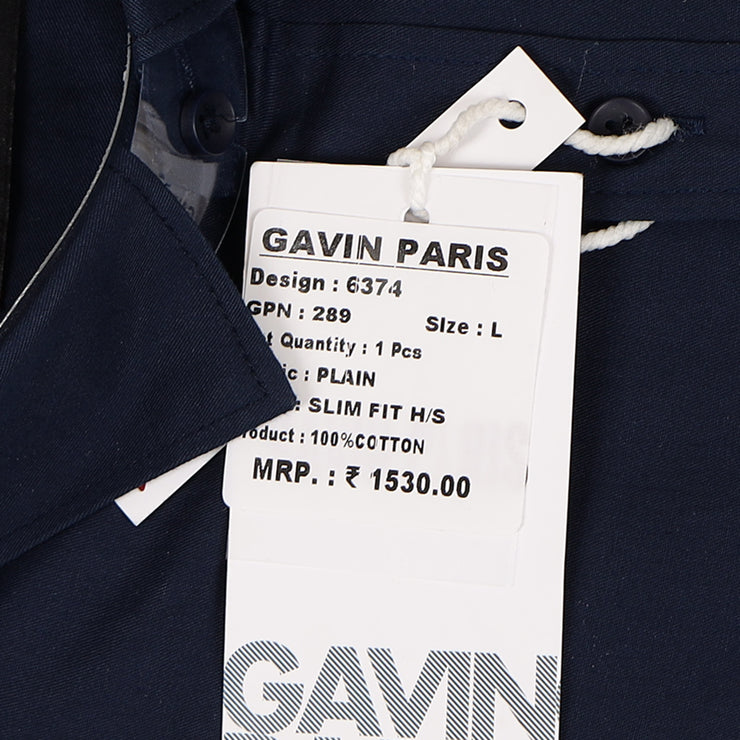 Half Sleeve Shirt- Classic Navy Blue (GP289)