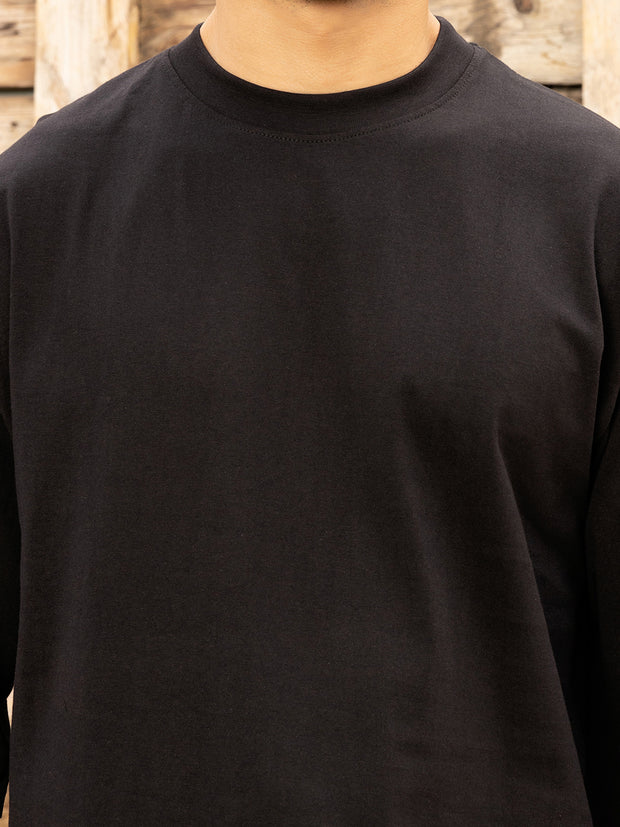 Skateboard Black Back Oversized Tee