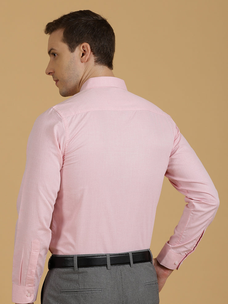 Pink Full-Sleeve Shirt With Pocket (GP234)