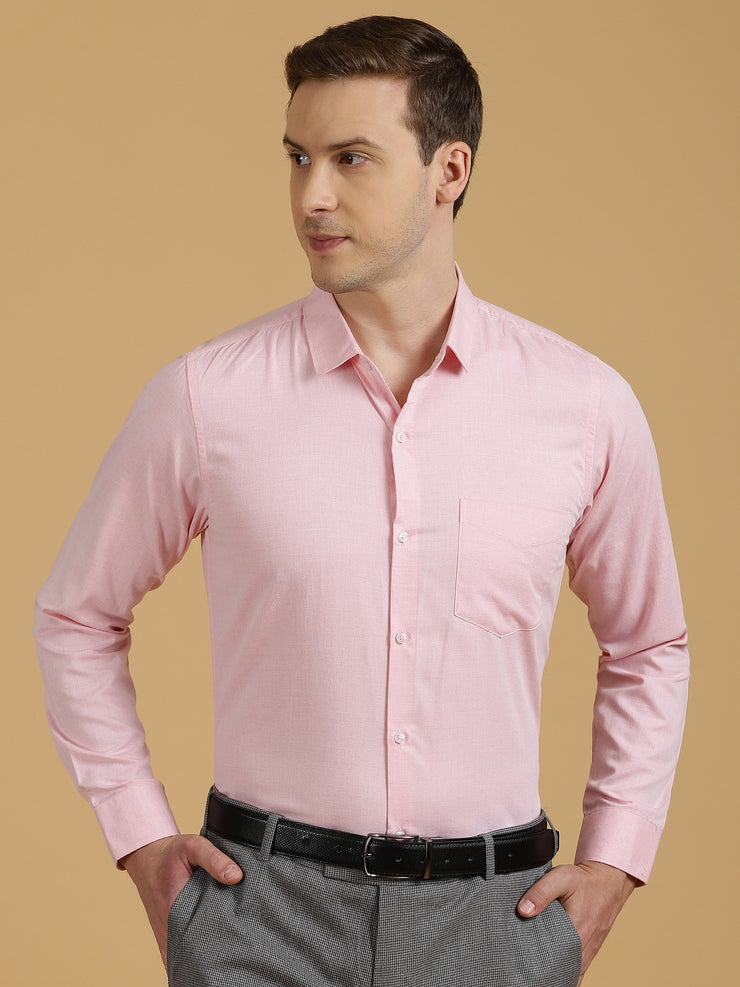 Pink Full-Sleeve Shirt With Pocket (GP234)