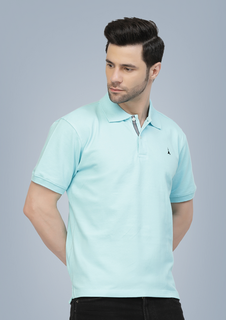 Sky Blue Premium Polo Tshirt by Gavin Paris – gavin paris